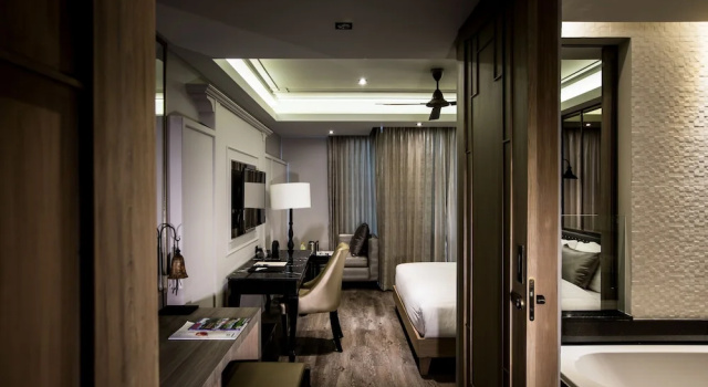 Номер Deluxe с видом на бассейн De Chai the Deco Chiang Mai