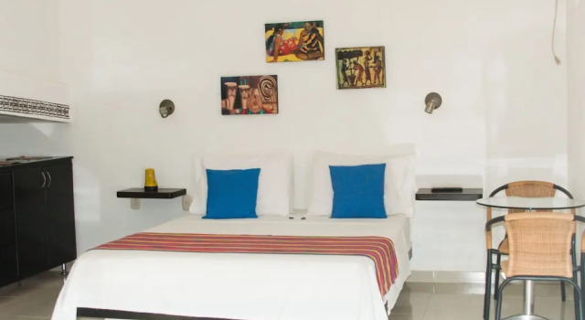 Habitación triple Superior sótano Sunset Taganga Hotel