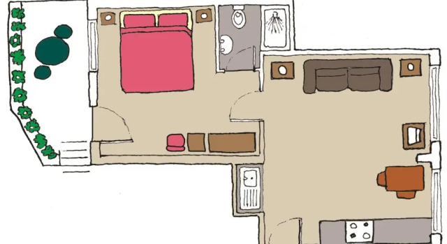 Апартаменты Luccombe Villa Holiday Apartments