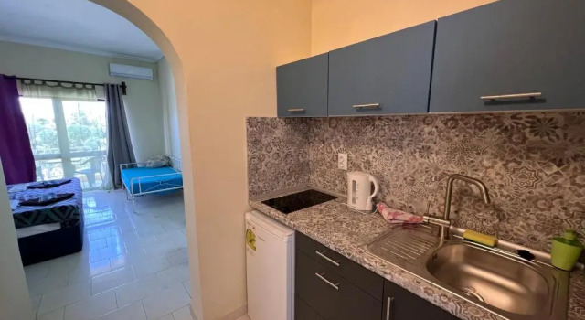 Трёхместная студия с видом на море Avra Sunset Sea View Liapades