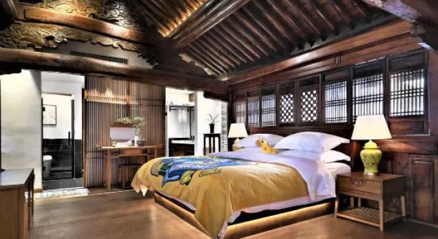 Семейный люкс Tianxi Mansion in Dali Ancient City - A Century-Old Official Residence