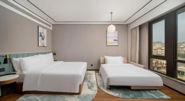 Двухместный номер Deluxe Hilton Garden Inn Shanghai Changxing Island