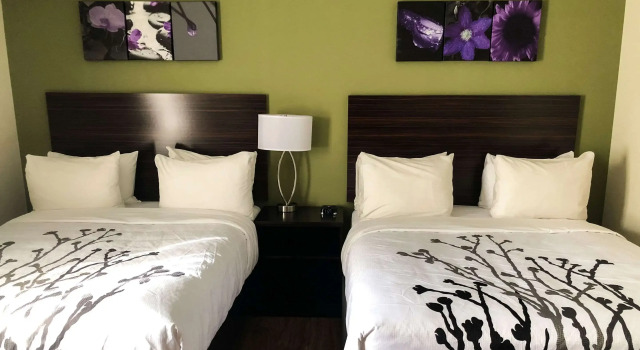 Четырёхместный номер Standard Sleep Inn & Suites Quebec City East