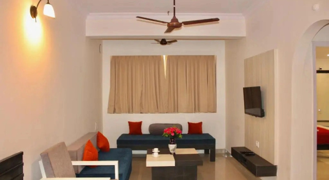 Люкс с балконом Kays Calangute Resort Service Apartments - Near Calangute Beach