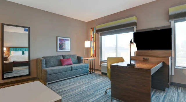 Двухместная студия Hampton Inn & Suites Canal Winchester Columbus