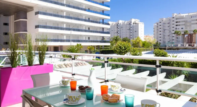Апартаменты с 3 комнатами с балконом Apartamento Palmeras