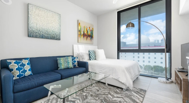 Студия Bluebird Suites Downtown Brickell