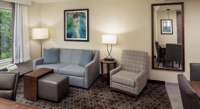 Люкс c 1 комнатой Homewood Suites by Hilton Wallingford-Meriden