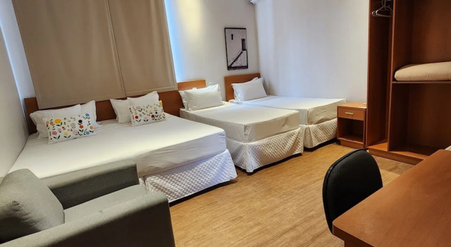 Четырёхместный номер Comfort Hotel Estilo de Minas