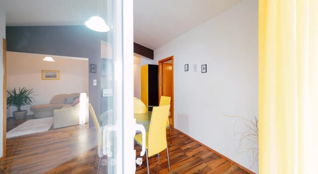 Apartment With one Bedroom in Ljubac, With Wonderful sea View, Pool Ac