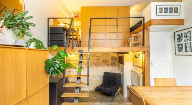 Atelier D’Artiste # Artiste Loft # 35m2, Забронировать Отель Париж Иль-де-Франс, рядом с Больница Ротшильда