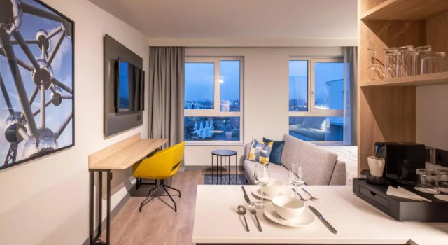 Двухместная студия Residence Inn by Marriott Brussels Airport
