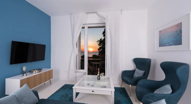 Aquamarine The Sea View Apartment, Забронировать Апартаменты/квартира Задар Задарская жупания, рядом с Пляж Голден Вейв