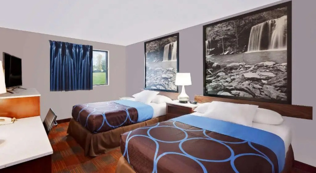 Четырёхместный номер Deluxe Super 8 by Wyndham Fayetteville