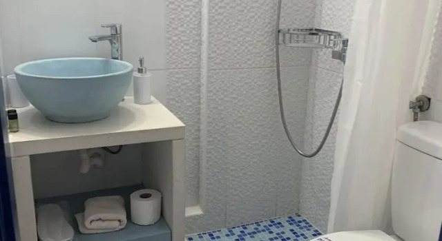 Семейные апартаменты c 1 комнатой с балконом и с видом на сад Psaras Apartments