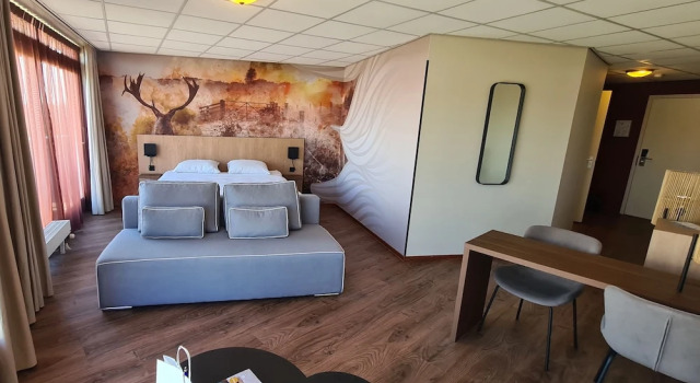 Люкс с балконом Fletcher Duinhotel Hotel Burgh Haamstede