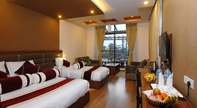 Трёхместный семейный номер Standard с видом на город The Address Kathmandu Hotel