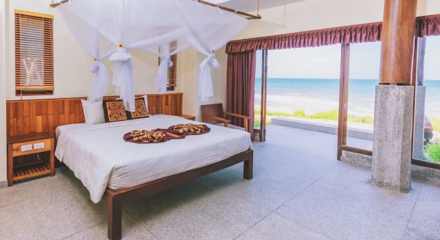 Двухместный номер Deluxe с видом на океан Quynh Vien Resort