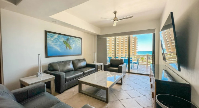 Luxury Ocean View Condo w Huge Deck, Book Apartment Puerto Penasco Sonora