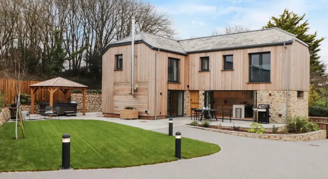 The Granary at Boskensoe Barns, Boek Vakantiehuis Falmouth Cornwall