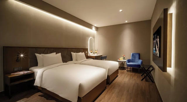 Двухместный номер Deluxe Nhat Ha Lavish Hotel