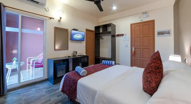 Двухместный номер Deluxe с балконом и с видом на остров Paguro Beach Inn