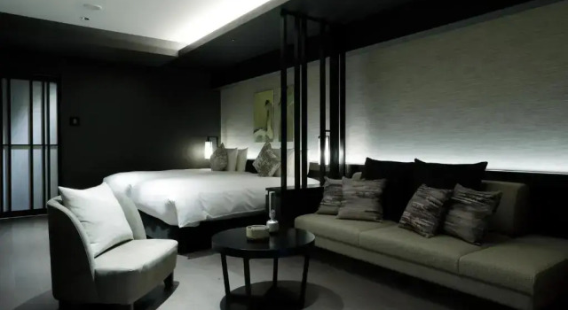 Двухместные номер Western Style Deluxe with Open-air Bath West Wing Hakone Gora KARAKU