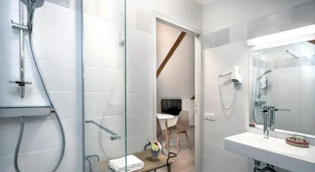 Студия Logis Hôtel Restaurant de la Poste et La Grange Détente, espace bien-être