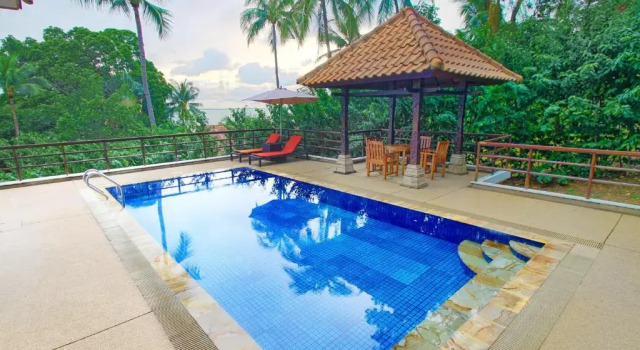 Вилла с 2 комнатами с видом на море Indra Maya Pool Villas