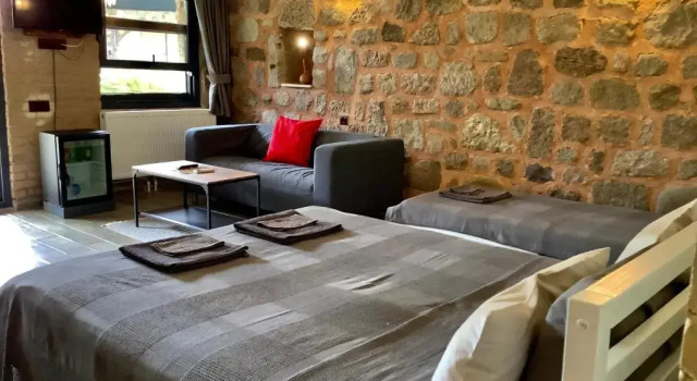 Двухместный номер Deluxe с видом на сад Attalos Suites Hotel
