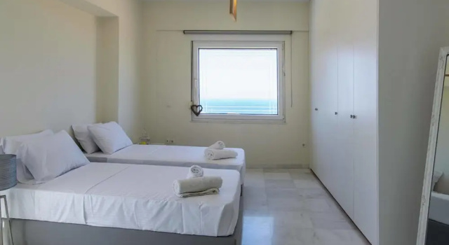 Вилла с балконом Infinity Pool Villa With Sea Views Near Rethymno City & Beach and Shaded BBQ
