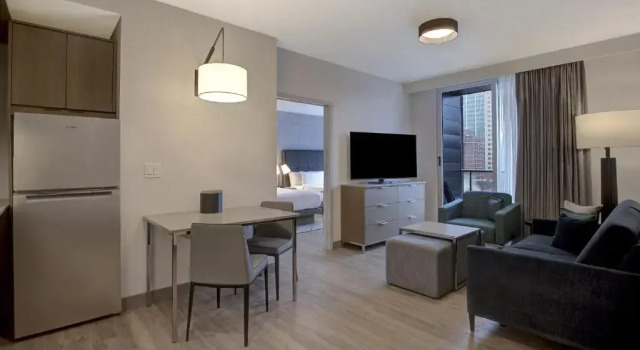 Четырёхместный номер Standard с видом на город Homewood Suites By Hilton Montreal Downtown