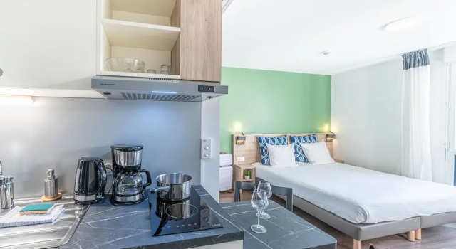 Двухместная студия Standard Break & Home Clermont-Ferrand - Les Carmes Dechaux AppartHôtel