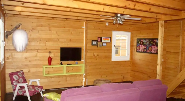 Chalet With 3 Bedrooms in Vincendo, Saint-joseph, With Pool Access, Fu, Rezervovat Chata Wellness hotely v Saint-Joseph, SPA