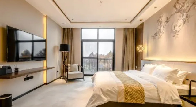Люкс Deluxe с видом на озеро Gengdu Courtyard