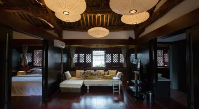 Двухместный люкс с видом на внутренний двор Dali Sky Valley Heritage Boutique Hotel