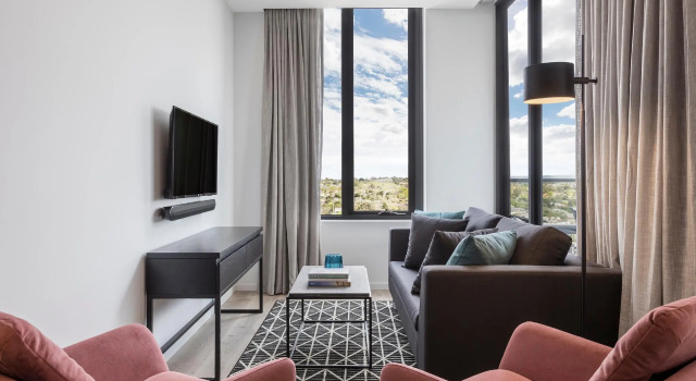 Люкс с 2 комнатами Avani Melbourne Box Hill Residences