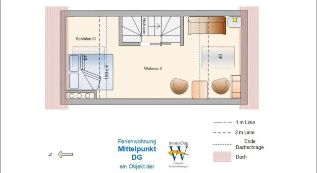 Коттедж Mittelpunkt 9 - Zentrales Reihenhaus in perfekter Lage