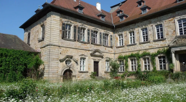 Ferienzimmer im Schloss Burgpreppach, Rezervovat Hotel Burgpreppach Bavorsko