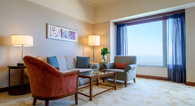 Люкс с видом на залив Shangri-La Beihai