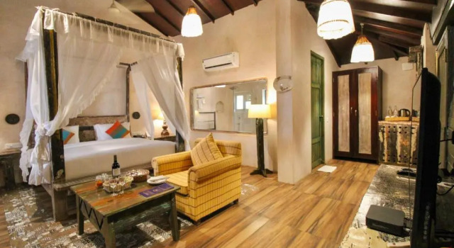 Люкс Deluxe Oxygen Resorts Morjim Goa