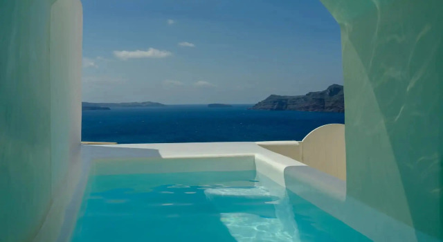 Люкс Aphrodite с видом на кальдеру Gaia Suites