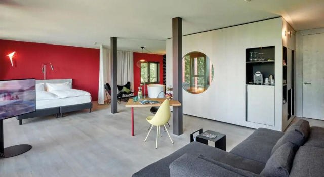 Люкс с видом на город Sorell Hotel Rigiblick - Studios & Spa Suites