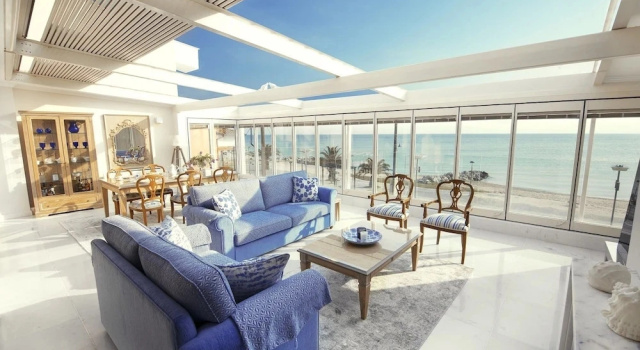Четырёхместный люкс Luxury с видом на море La Mer Escape
