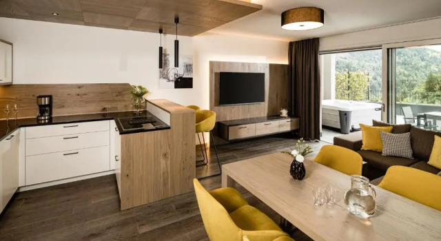 Люкс с 2 комнатами Panorama Residence Saltauserhof Resort