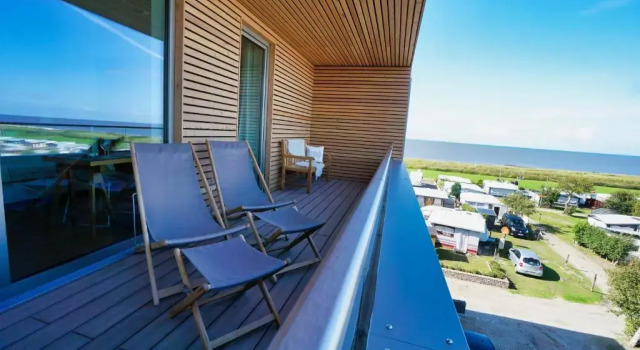 Двухместный номер Deluxe с балконом Hotel Strandhus