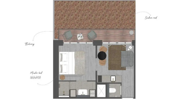 Студия Superior Boutique Hotel Benedict Noordwijk
