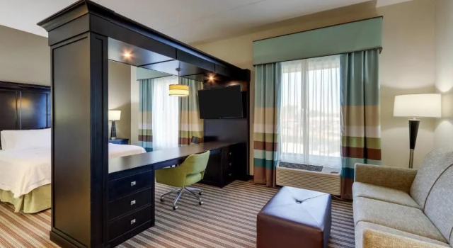 Студия Hampton Inn and Suites Swansboro Near Camp Lejeune