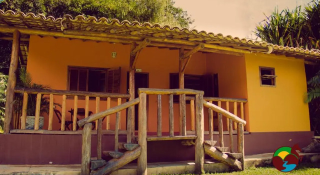 Шале с 2 комнатами с балконом и с красивым видом из окна Hotel Fazenda Coninho