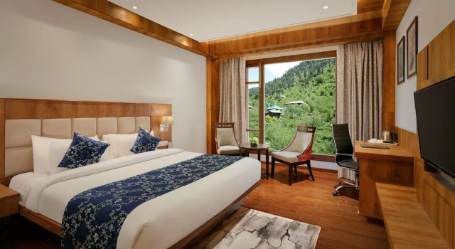 Номер Deluxe с балконом The Orchid Manali - a Boutique Hotel